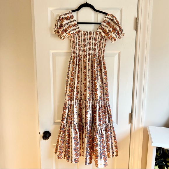 O.P.T Dress Size Small Smocked Summer Dress - Picture 6 of 10